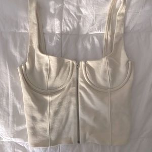 zara corset top